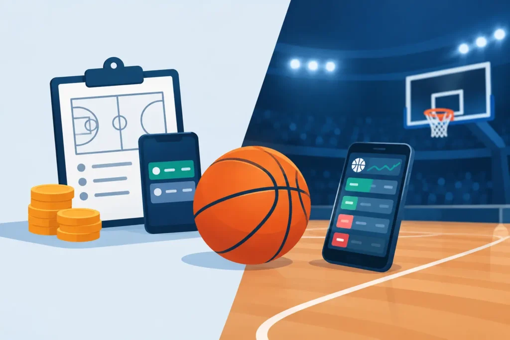Live Betting Versus Pregame for College Hoops